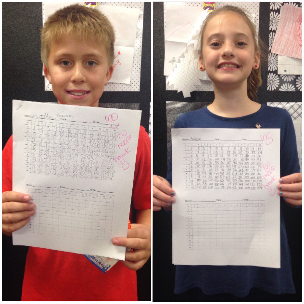 hchhuling's tweet photo. 4 more students finished their multiplication grids in 5 minutes!! @silvercreekazle #azlearns #sceloveslearning https://t.co/C5tVwZyqwy