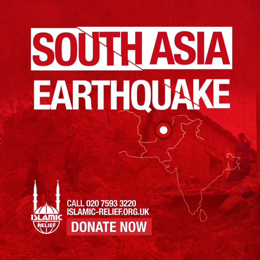 Please donate now:
islamic-relief.org.uk/current-appeal…

#IslamicRelief  #SouthAsiaEarthquakeAppeal #BedsISOC