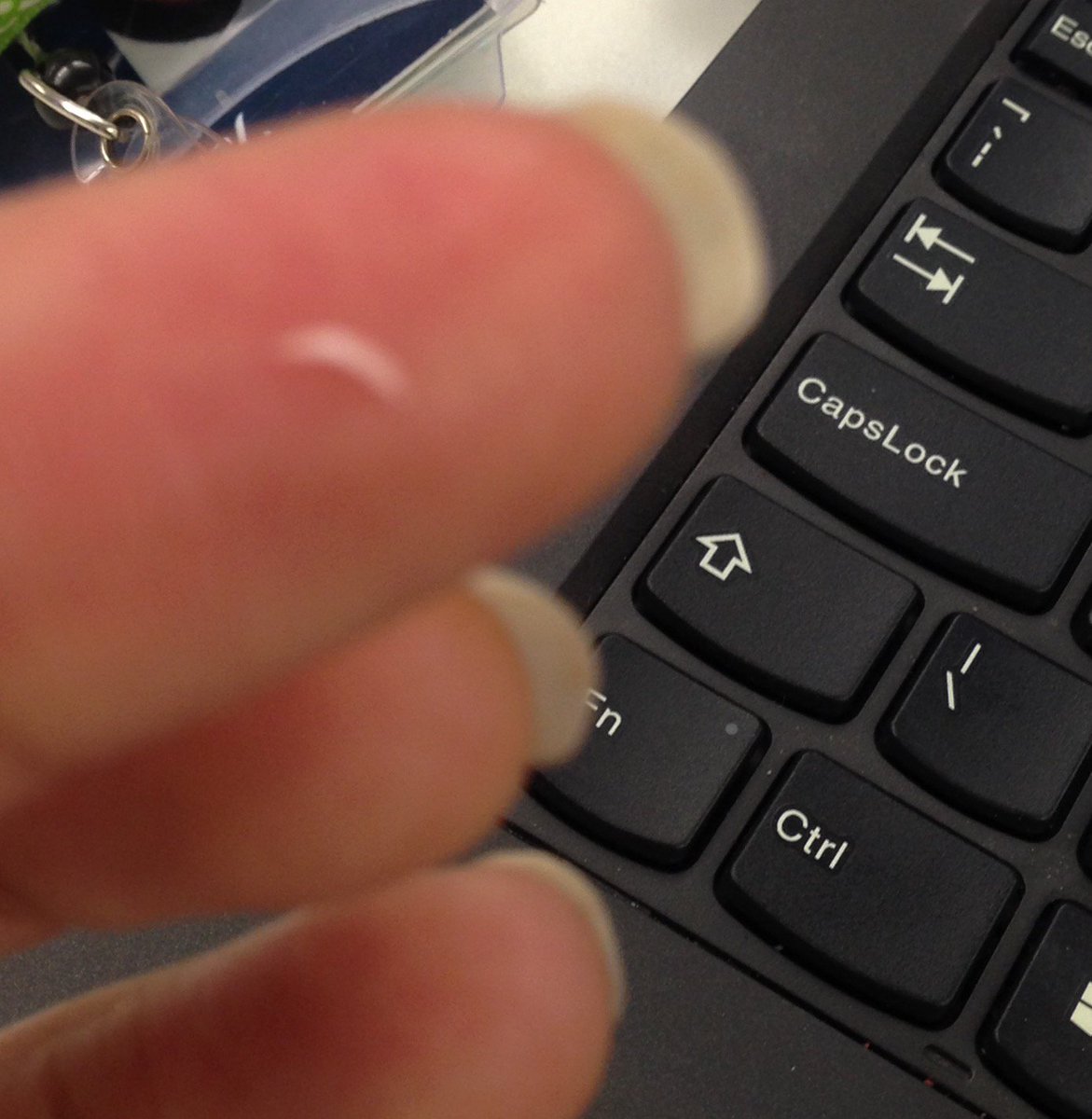 NishaShah's tweet photo. Painful scratch this morning from this sharp plastic shard in my @BenefitUK lipstick. #Unpleasant #Painful #Fail https://t.co/7TpG5vRGNK