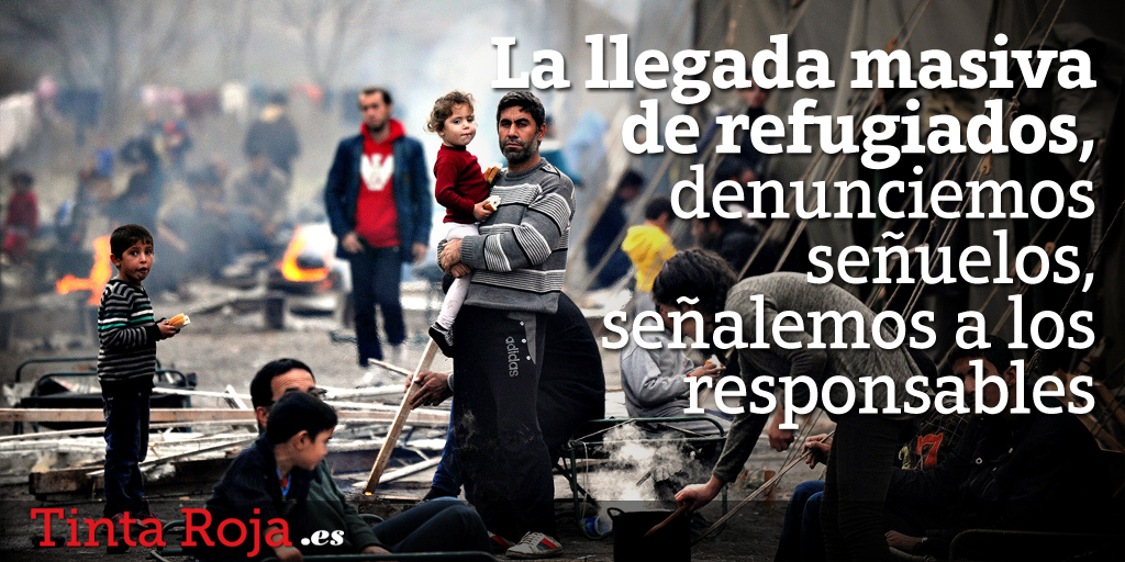 CJC_Media's tweet photo. La llegada masiva de refugiados tras huir de la guerra y la muerte por culpa del capitalismo https://t.co/RpQXcB8spV https://t.co/Cx5sYf50m9