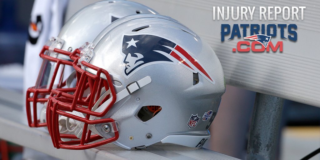 New England Patriots On Twitter Patriots Week 8 Injury Report Https T Co Pxblisko1f Https T Co 3ybaeypbwv