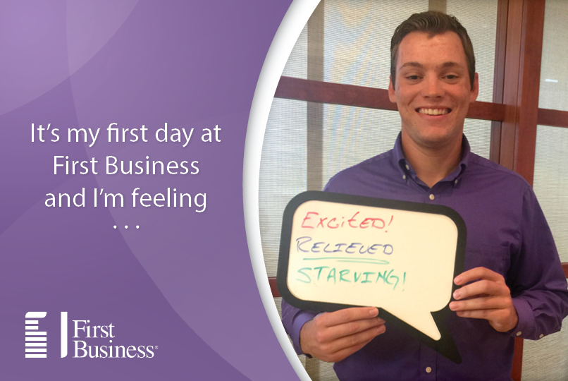 1stBusinessBank's tweet photo. #TeamFBIZ welcomes Brooks and Trent! https://t.co/VArb2myq2O