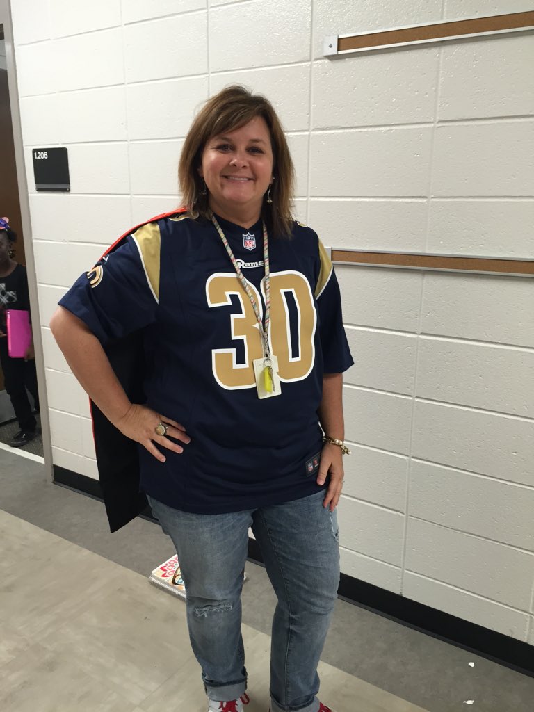 hmchupp's tweet photo. Today was superhero day and @georgiacheermom wore a @TG3II jersey #supergurley https://t.co/wjKPVLvHhB