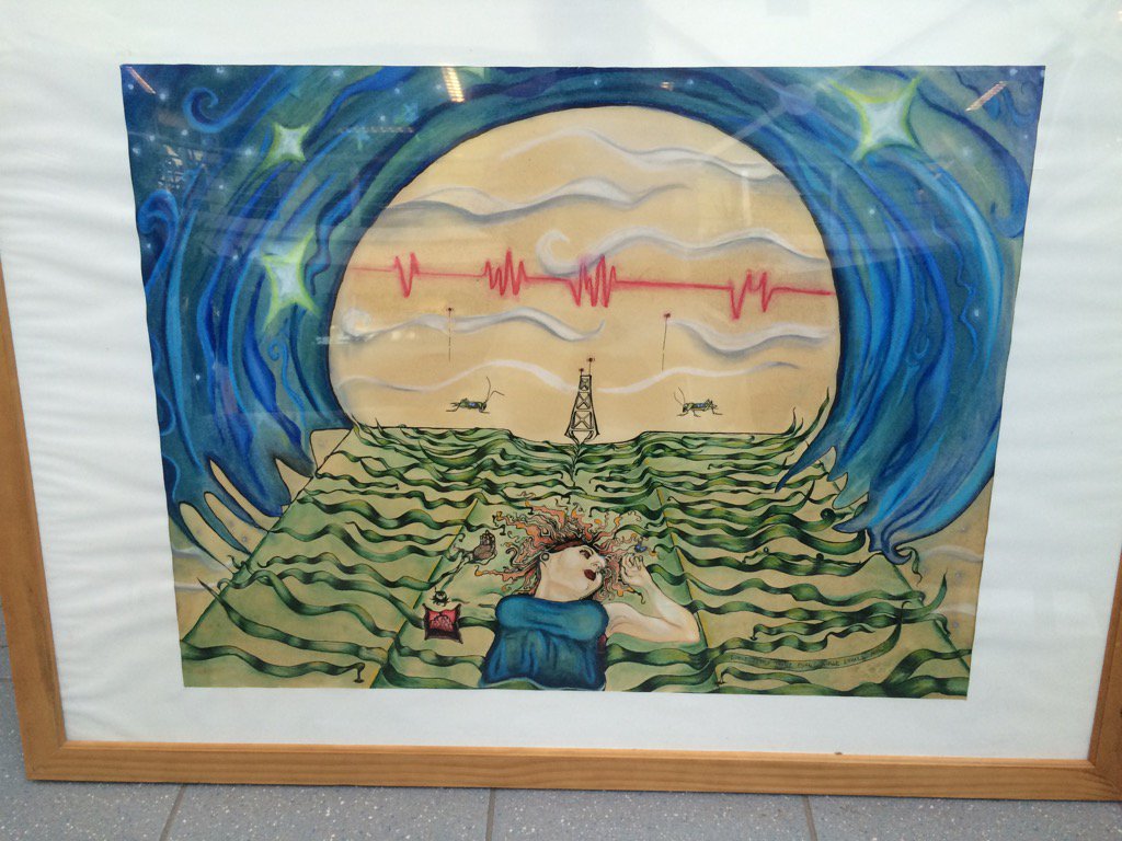 gilmora's tweet photo. Our Art teachers shine at the Master Works display at the board office. Here is a piece from Ms. Turcotte. https://t.co/9lKZ82rXQl