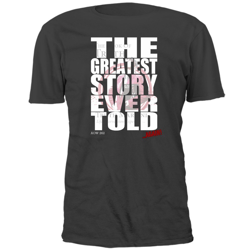 TruthMartini's tweet photo. 2 t-shirts that represent my 2 stories on @ColtCabana AOW podacst 102 and 262!! https://t.co/6dsNZyVmLw #TGSET https://t.co/6aulxEcfHt
