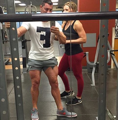 theketoking's tweet photo. Working out at the hotel gym, Dallas TX with @absrenewal #usa #unitedstates #bodybuilding #fitness #gym #keto https://t.co/oLDxjXQOB4
