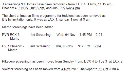 nagrathnam's tweet photo. LATEST updates EOD 26th Oct #Datewise sched for @Mumbaifilmfest r made in gdrive. Pls RT 
https://t.co/vSf639Luhc https://t.co/YEmBR3MyFR