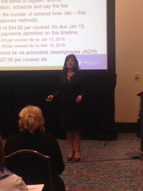 MHBT_MMA's tweet photo. Becky Parker addressing the HRSW crowd about ACA! #HRSWC https://t.co/NmQyx4e0mP