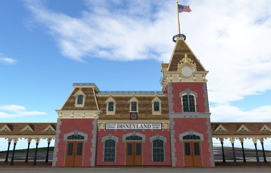 The new Main Street train station came out great!