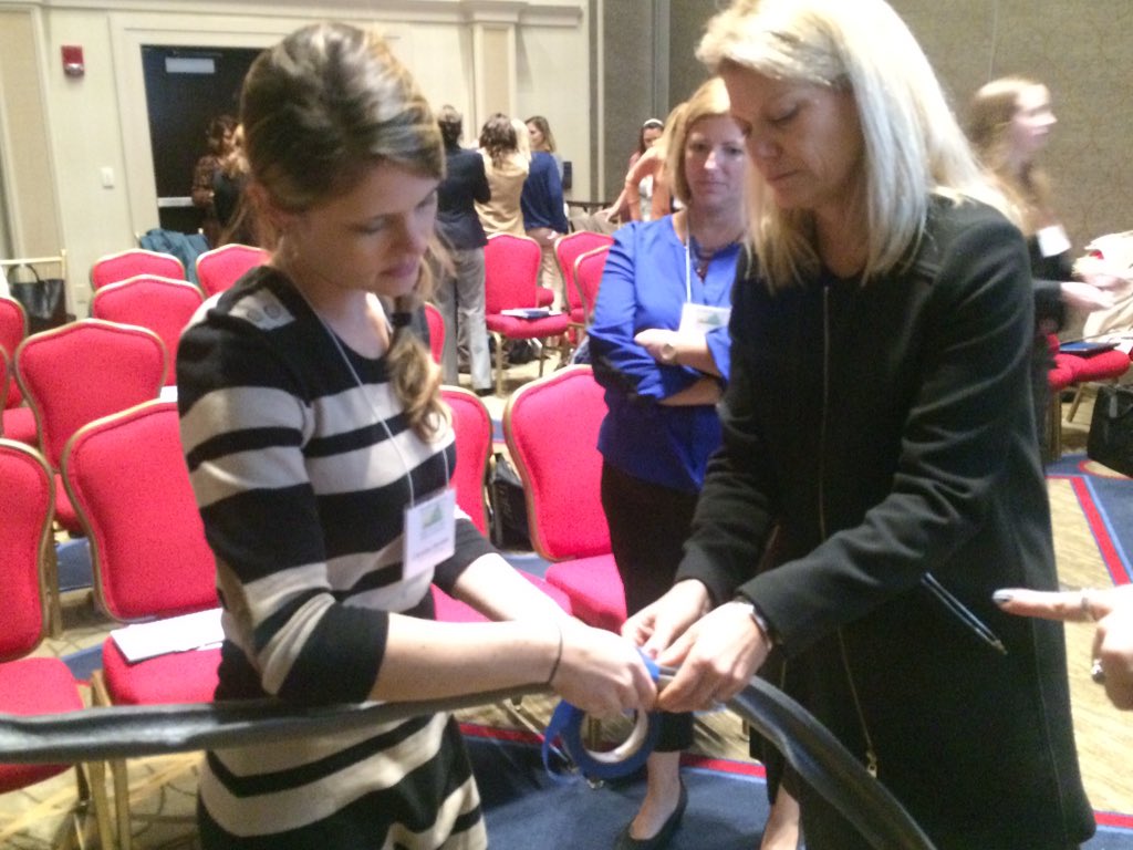 MrsDeLashmutt3's tweet image. Creating #makerspace roller coaster in #steam #VAGifted2015 session! Get ready, @DiscoveryAPS to build! @APSGifted