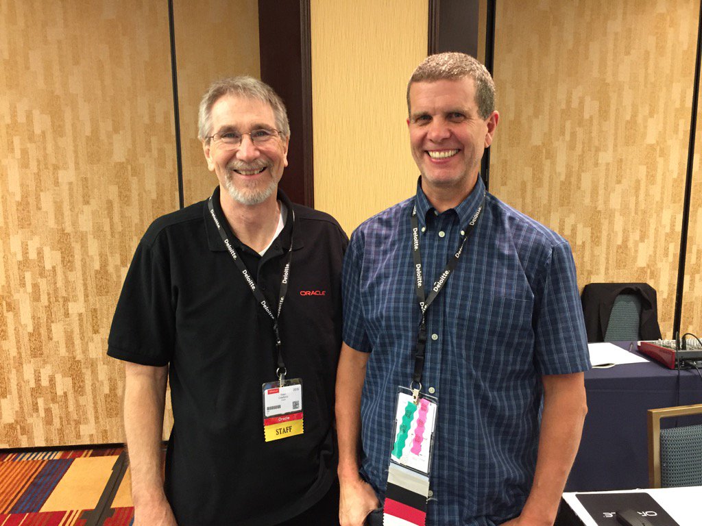 ragss's tweet photo. Mr "Java behind the scenes" Ralph Crawford and @bcferrycoder at #JavaOne2015 https://t.co/COdia66sH1