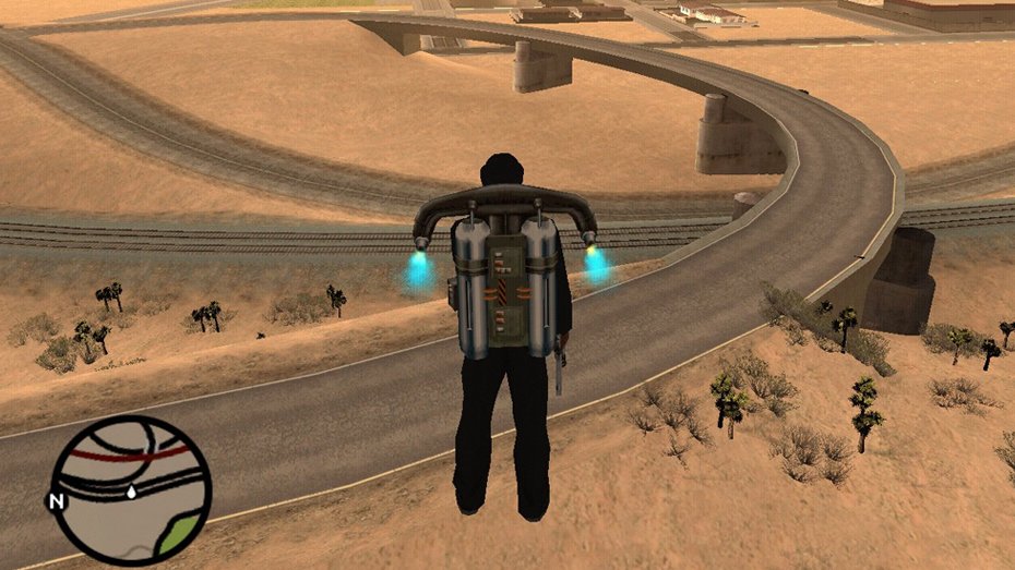 Jetpack (HD) for GTA San Andreas