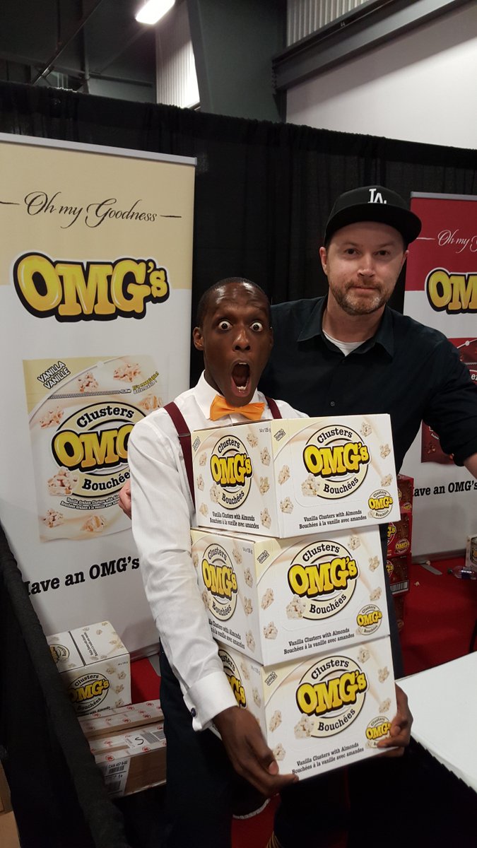 OMGscandy's tweet photo. We just meet Daniel the founder of "T by Daniel" at the Ottawa women's show. OMG's + T by Daniel = excellent match. https://t.co/LpknReZodN