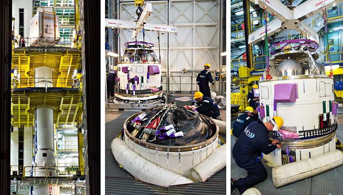 Arianespace's tweet photo. #Vega is assembled for its December mission with LISA Pathfinder (@ESA_LPF): https://t.co/f3lLV3Sx5N #VV06 https://t.co/sInWchm6FF