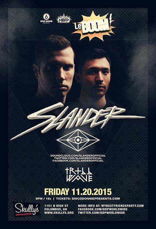 OHRaveChasers's tweet photo. 👿GIVEAWAY TIME👿

RT to win 2 tickets to see @SlanderOfficial and @trillwave on 11/20

 Must follow: @OHRaveChasers https://t.co/WhqdRzcfnj