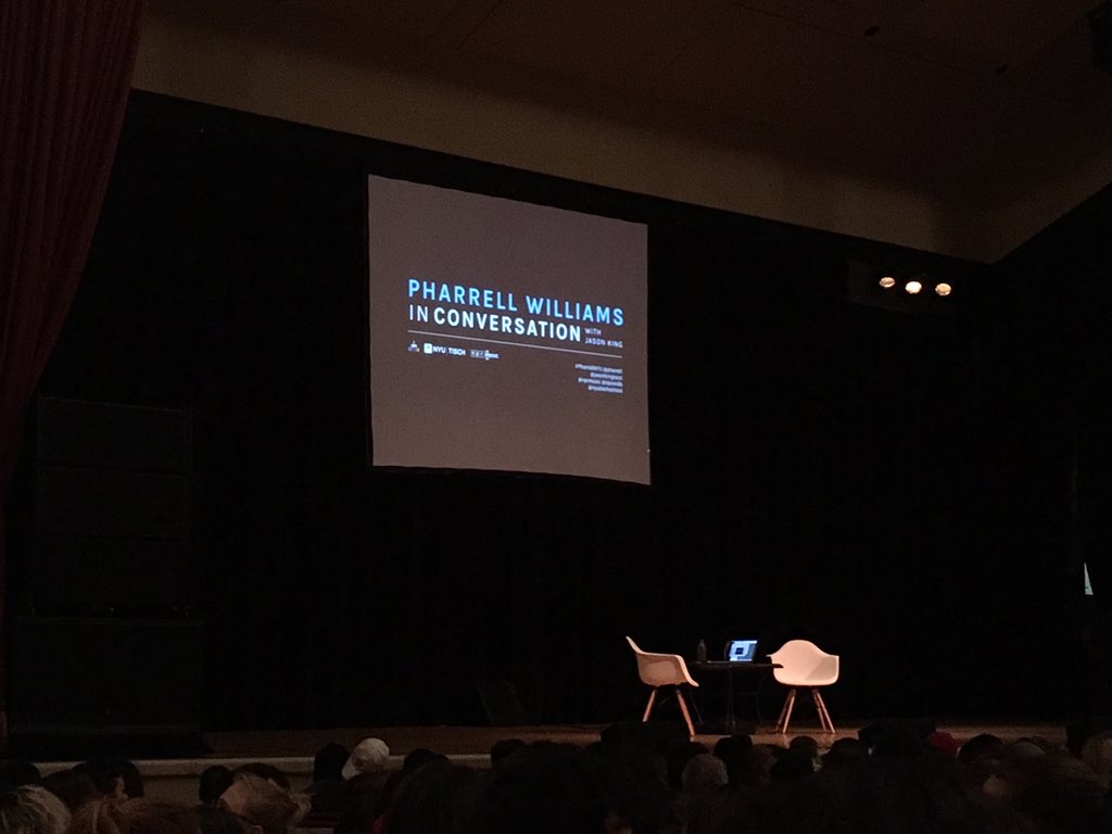 SPSGSC's tweet photo. Looking forward to this event @nyuniversity @NYUTischSchool  #PharrellNYU #PharrellxNPR https://t.co/7n22p7yDY2