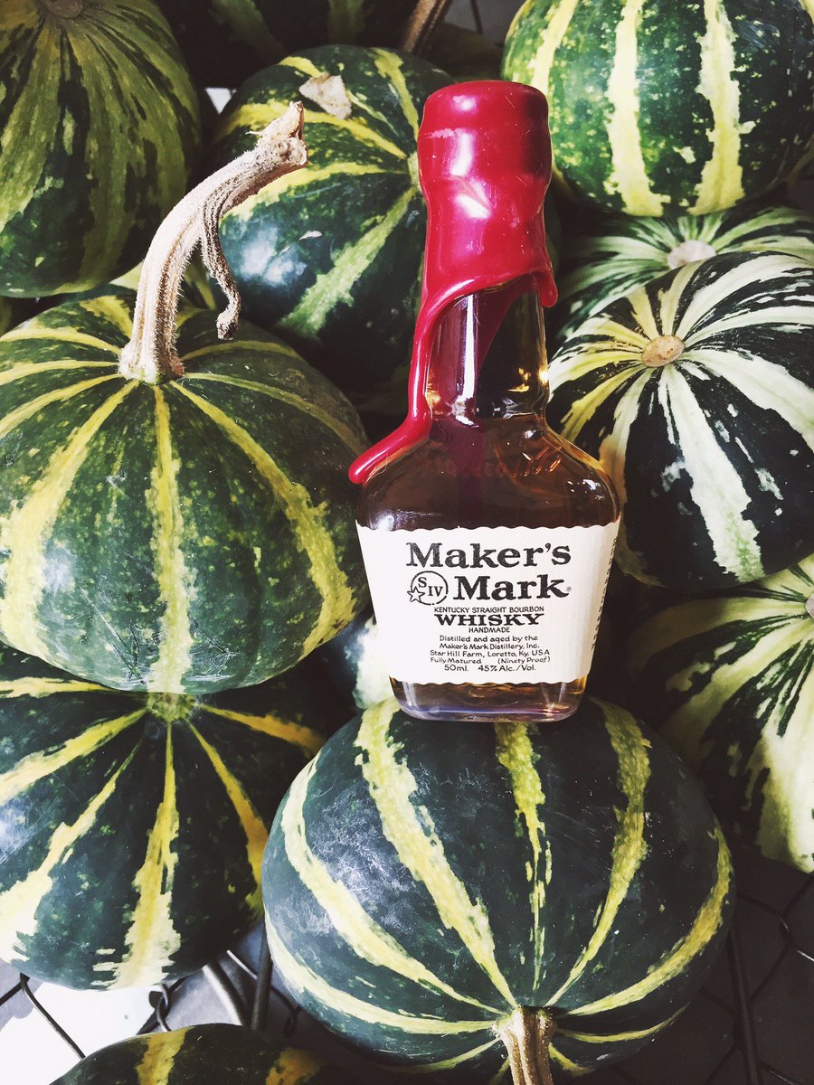 MakersMark's tweet photo. We wouldn’t be mad if we found this little guy in our pumpkin patch. #MiniMark #FallForMakers https://t.co/lBZlurmK1Y