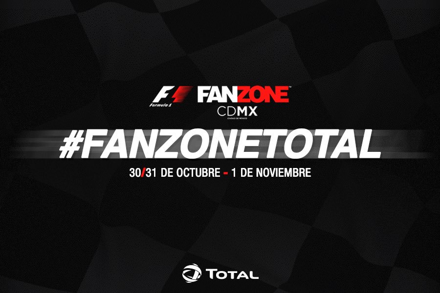 SoyAlexCampos's tweet photo. Ya va la dinámica para ganarse un acceso doble a la #FanZoneTotal @Total_Mex #F1Total Importante dar RT! 🏁🏎 https://t.co/ExTEtjOFrO