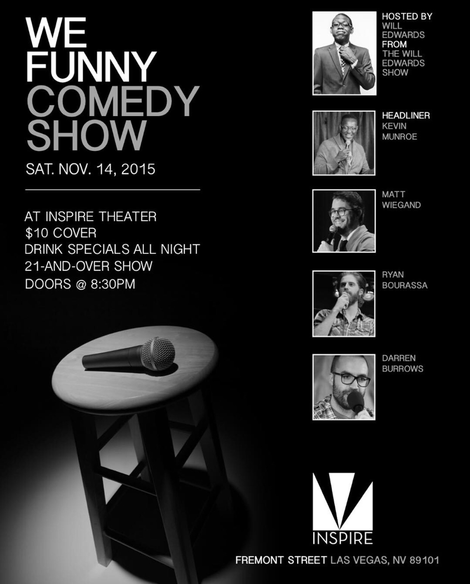 Save the date! #wefunnycomedyshow November 14th!