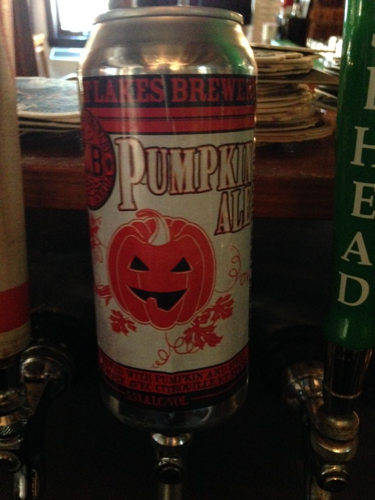 oldeangelinn's tweet photo. Just tapped @GreatLakesBeer pumpkin ale! Come on in and try a pint today! #guestbrew https://t.co/85lLc0e6Yg