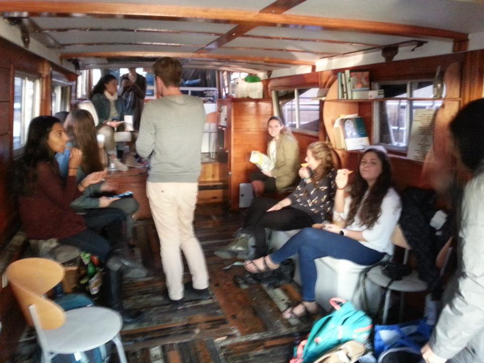 SSAPenn's tweet photo. Sustainable Speakeasy for #GreenWeek2015! @PPEHLab #WetLand https://t.co/3zEbSuteXV