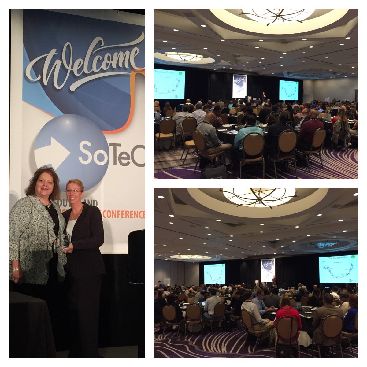 chrissysee's tweet photo. Carol Fawcett CIO @DellSoftware 1st keynote #sotec2015 brings the crowds!! #sotec2015 #technology #tranformation https://t.co/wgk93Ue2co