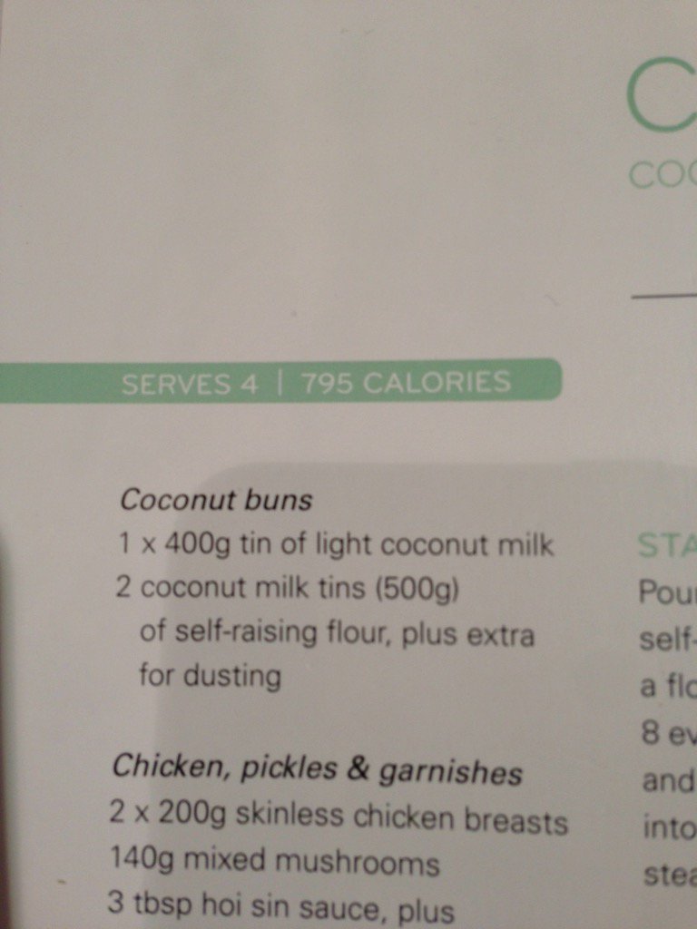 AJ_Reesy's tweet photo. @jamieoliver clarification please mate... Flour vs coconut milk? 500g of what chef? #denseBuns https://t.co/Z842HazCyg
