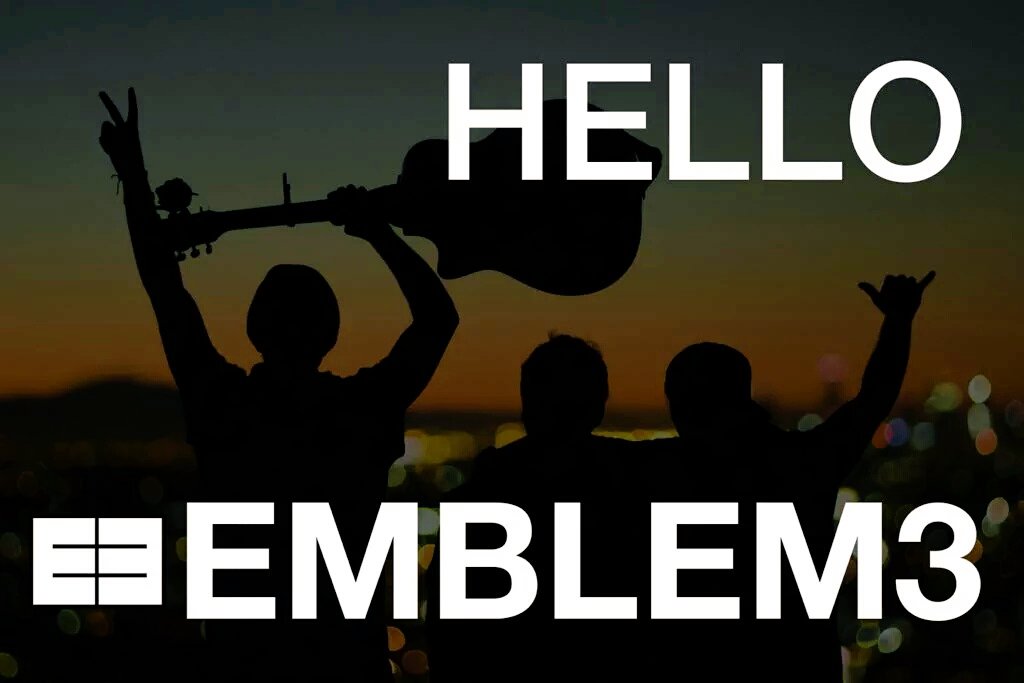 WesleysGirls_'s tweet photo. This cover is everything. ๐ @EmblemThree @wesleystromberg @KeatonStromberg @TrueChadwick #HelloEmblem3 ๐ผ https://t.co/DXXH3dp07y
