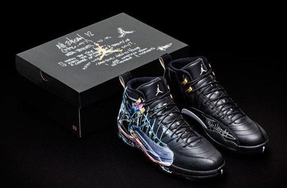 OutofLineClub's tweet image. 12 Unique Pairs of Air Jordan 12s Will Be Auctioned Off To Benefit The OHSU Doernbecher Children’s Hospital