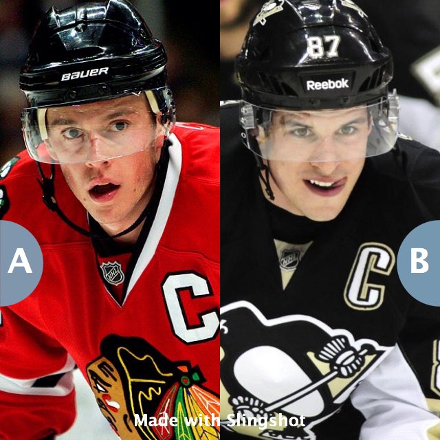Slingshot_App's tweet photo. Better captain, Jonathan Toews or Sidney Crosby? https://t.co/MQhDoy9gzS https://t.co/oKEeOqLk8N