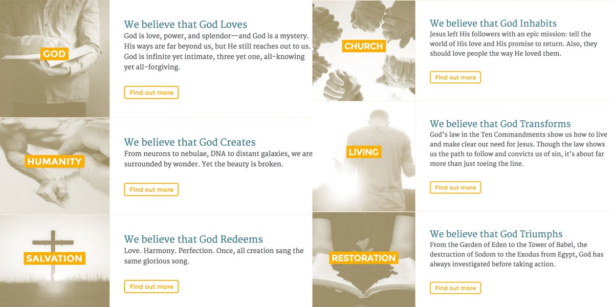 Seventh-day Adventist beliefs are meant to permeate your whole life. Learn more here: adventist.org/beliefs