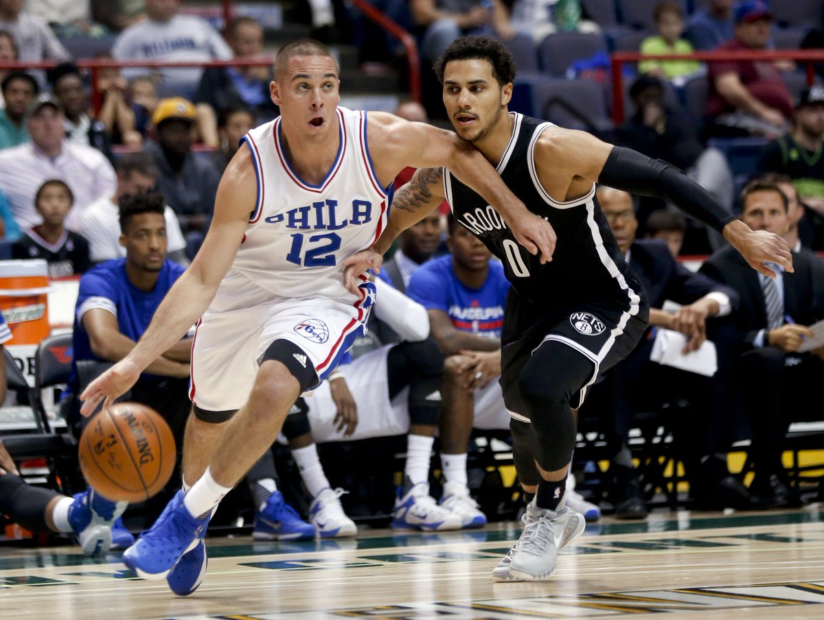 WPXI's tweet photo. CONGRATS to #Pittsburgh-native T.J. McConnell (@iPass4Zona) on making the Philadelphia 76ers (@Sixers) roster!! https://t.co/AXLW7bRK29