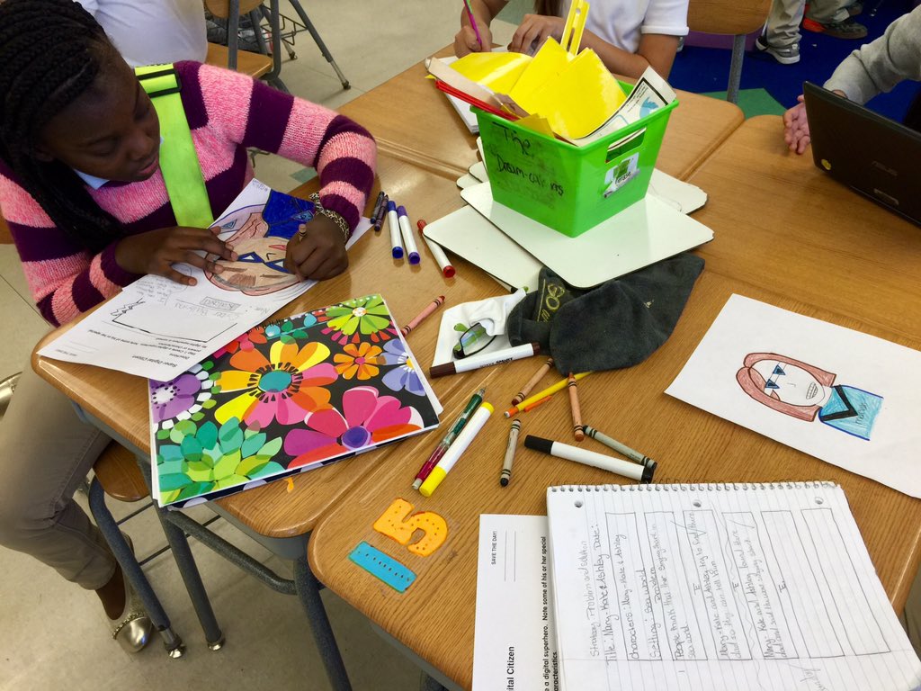 l_alston's tweet photo. 5th grade Ss created their own digital citizen superheroes #digitalpowers @AAAlbelementary @Bburtt2012 https://t.co/6UqjuesUDi