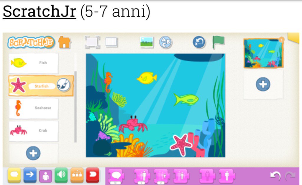 TerzePrimaria's tweet photo. 10 App per il #coding da testare giocando!
https://t.co/v3hzyC2web https://t.co/evM8T0o55X