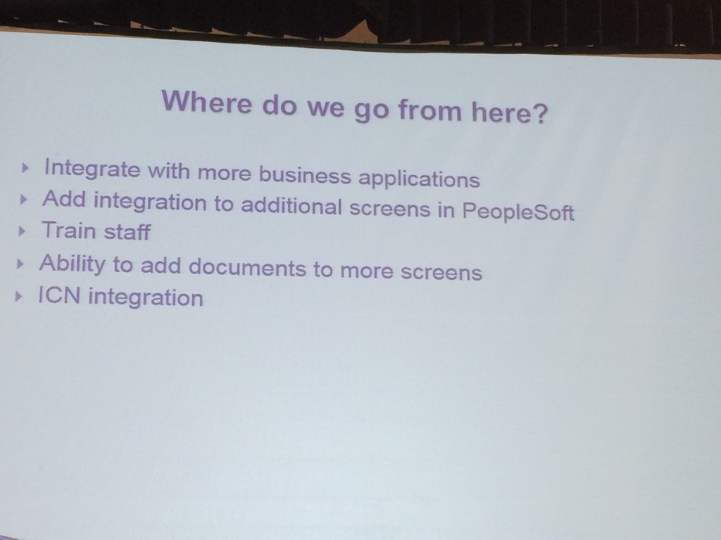Aliye1Ozcan's tweet image. What is next for ND DOT team? More #ibmfilenet #peoplesoft integration! @DonnaNeumiller! #ibminsight #ibmecm