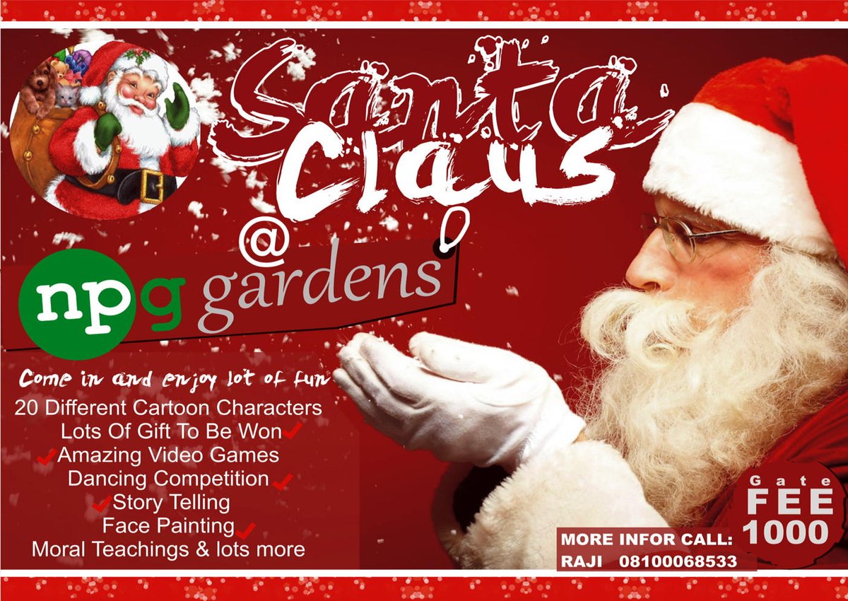 npggarden's tweet photo. @Folkeezy @Freaknaija @donrhaj redefining Santa Claus prog dis Year!!!!!!!!! https://t.co/QcK567gQP6