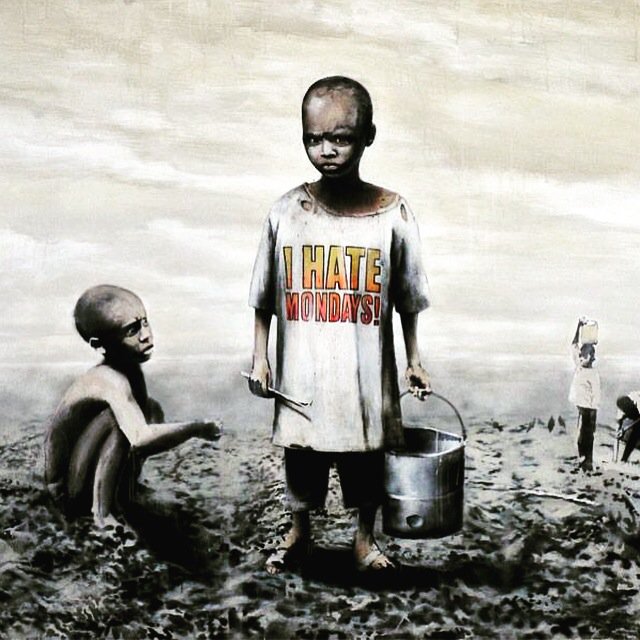 Be grateful for what we have because things could always be a lot worse. #StayCreative #StayHuman #StayWeird #Banksy
