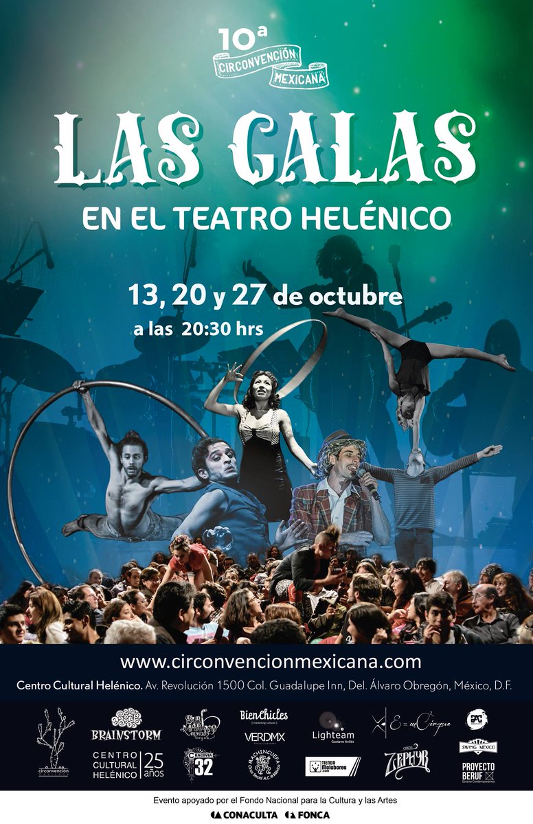 circonvencionmx's tweet photo. Todo en el #circo se trata de círculos que convergen. ¡Mañana nos vemos en @Helenico 20:30h para última gala en DF! https://t.co/kH7DQfkiXf