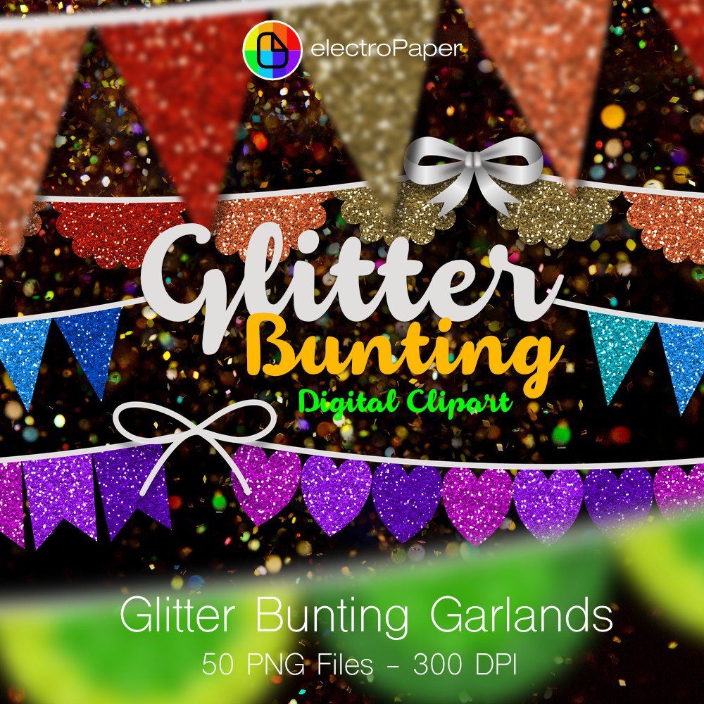 electropaper's tweet photo. Glitter Bunting Garland, a la venta en nuestra tienda @etsy https://t.co/SfUPlRvTnt https://t.co/SoUaqloj3U