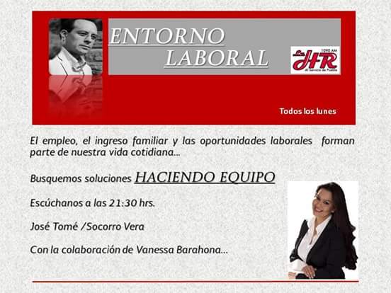 pepetomec's tweet photo. Iniciamos @entornolaboral 1090 am con @vanesa_barahona https://t.co/rr5zwQfHni