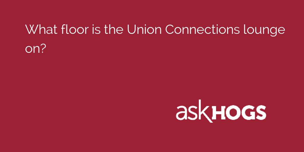 AskHogs's tweet image. What floor is the Union Connections lounge on?

Find out here: asku.co/AskHogs/questi…