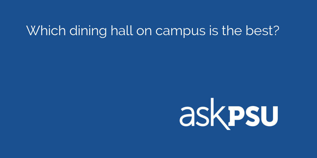 AskPSU's tweet photo. Which dining hall on campus is the best?

See what students say: https://t.co/n7ix8JH7Hx https://t.co/mL8V6JD0dX