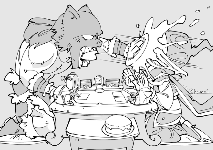 お絵描き:HearthStone vs.Rexxar 
