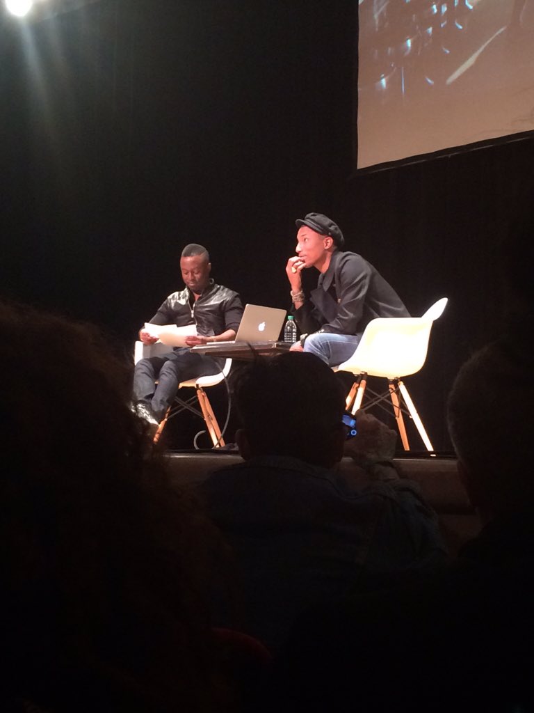 Somamoma's tweet photo. Super inspired from @Pharrell 's words today and feeling blessed to be in the @CliveDavisInst #PharrellNYU 🙏🏾⭐️💙 https://t.co/9fQMYWglxY