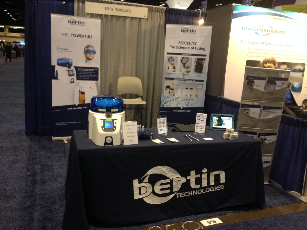 PrecellysBertin's tweet photo. Visit Precellys team at booth #859 @AAPS2015 to see the Precellys Evolution tissue homogenizer in action! https://t.co/Xywxwez8e9
