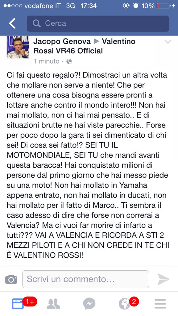JacoYellow46's tweet photo. #iostoconVale forza campione @ValeYellow46 https://t.co/TGb2L1MyIi