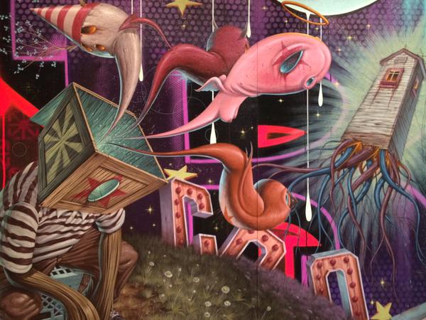 JoesAutoParks's tweet photo. NOW SHOWING the 4th Exhibition of Giant Robot Biennale @jamuseum. Park next door at 319 E. 2nd St. #jamuseum #grb4 https://t.co/K3PXIwK277