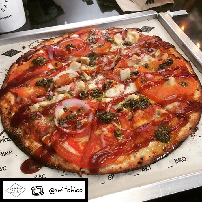 projectpie's tweet photo. #BBQ sauce & pesto? Why not?! #ProjectPie #DesignBuildEat #ProjectPieRepost #MyProjectPie #Pizza #PizzaPie https://t.co/1kgdKG0T1E