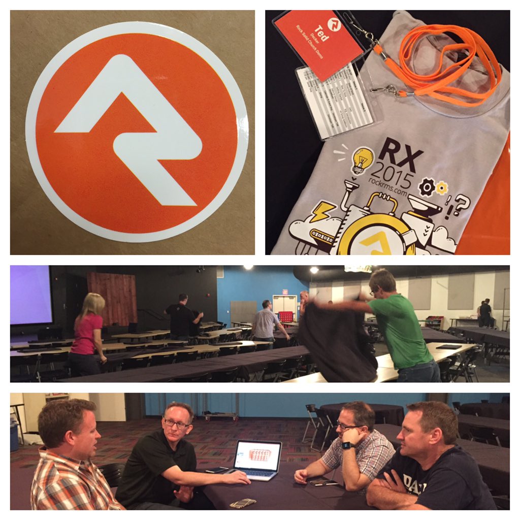 RockRMS's tweet image. Serious conference prep happening right now. See you in the morning at #rx2015! #rockrms