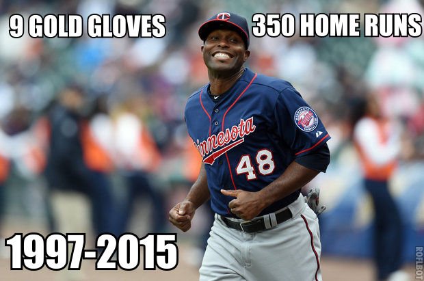 MLBMeme's tweet photo. Congrats to Torii Hunter on retiring today. 18 great years in the bigs!

RT for one helluva career 

#Twins #Angels https://t.co/yj2Pdc6YLH